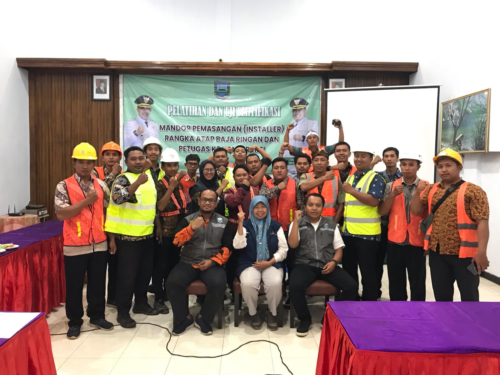 Uji SKK Petugas K3 Konstruksi di Hotel Nadia Probolinggo